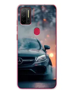 Чехол для Ulefone Note 11P с картинкой «Mercedes — ночной город»