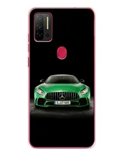 Чехол для Ulefone Note 11P с картинкой «Mercedes — неоновый лого»