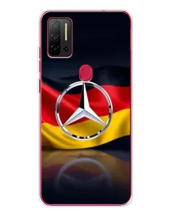 Чехол для Ulefone Note 11P с картинкой «Mercedes — флаг Германии»