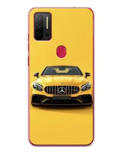 Чехол для Ulefone Note 11P с картинкой «Желтый Mercedes GT»