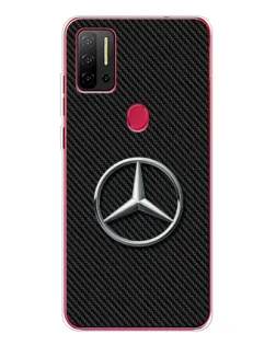 Чехол для Ulefone Note 11P с картинкой «Карбоновый Mercedes стиль»