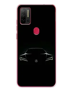 Чохол для Ulefone Note 11P з картинкою «Mercedes — силует авто»