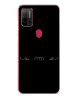 Чехол для Ulefone Note 11P с картинкой «Audi — световой подпись»