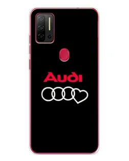 Чехол для Ulefone Note 11P с картинкой «Логотип Audi Heart»