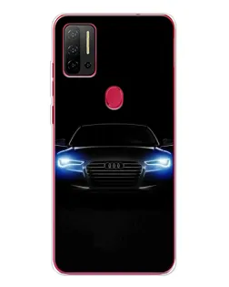 Чехол для Ulefone Note 11P с картинкой «Audi в неоне»