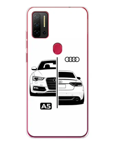 Чехол для Ulefone Note 11P с картинкой «Audi — контрастный дизайн» Чехол для Ulefone Note 11P с картинкой «Audi — контрастный дизайн»
