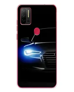 Чехол для Ulefone Note 11P с картинкой «Неоновый взгляд Audi»