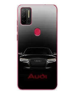 Чехол для Ulefone Note 11P с картинкой «Audi — градиентный контур»