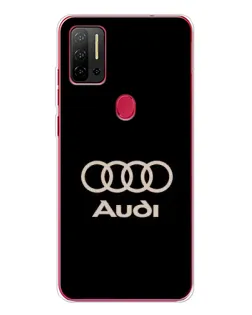 Чехол для Ulefone Note 11P с картинкой «Audi — золотой логотип»