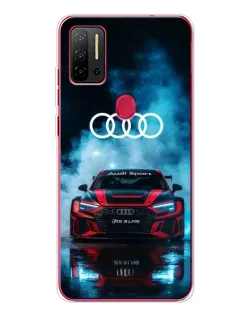 Чехол для Ulefone Note 11P с картинкой «Audi Sport — неон»