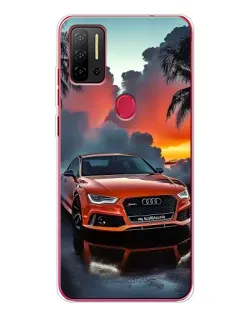 Чехол для Ulefone Note 11P с картинкой «Audi — закат»