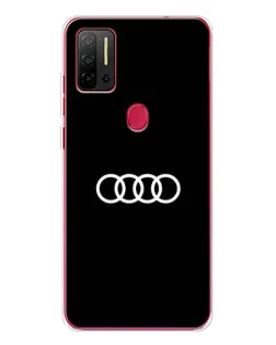 Чехол для Ulefone Note 11P с картинкой «Audi White Logo»