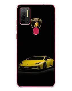 Чехол для Ulefone Note 11P с картинкой «Lamborghini желтый акцент»