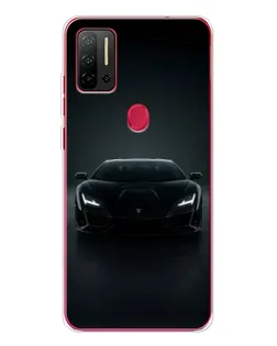 Чехол для Ulefone Note 11P с картинкой «Черный Lamborghini Aventador»