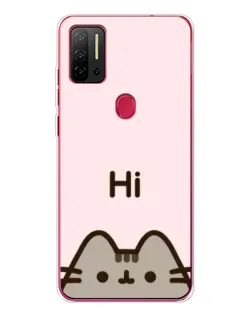 Чехол для Ulefone Note 11P с картинкой «Пушин говорит Hi» Чехол для Ulefone Note 11P с картинкой «Пушин говорит Hi»