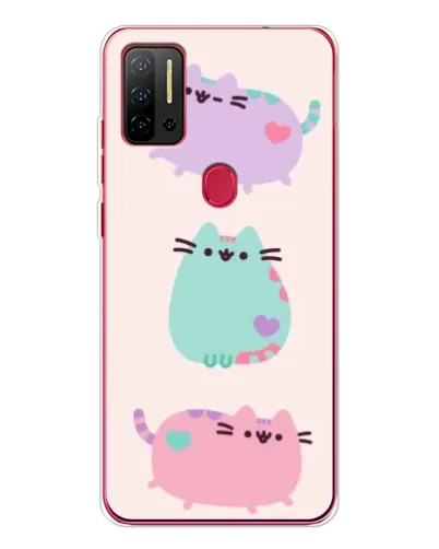 Чохол для Ulefone Note 11P з картинкою «Pusheen тріо» Чохол для Ulefone Note 11P з картинкою «Pusheen тріо»