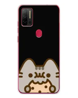 Чохол для Ulefone Note 11P з картинкою «Пушин на чорному»