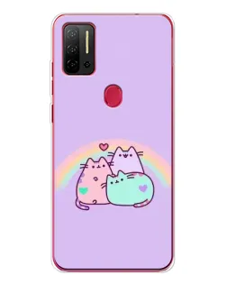 Чохол для Ulefone Note 11P з картинкою «Веселкові Пушини»