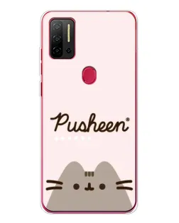 Чохол для Ulefone Note 11P з картинкою «Pusheen логотип»