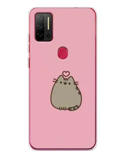Чохол для Ulefone Note 11P з картинкою «Pusheen серце»
