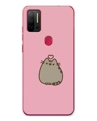 Чохол для Ulefone Note 11P з картинкою «Pusheen серце» Чохол для Ulefone Note 11P з картинкою «Pusheen серце»