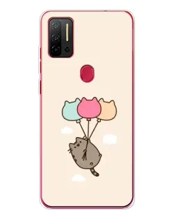 Чехол для Ulefone Note 11P с картинкой «Пушин на шариках»