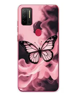 Чехол для Ulefone Note 11P с картинкой «Бабочка в дыму»