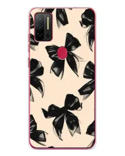 Чехол для Ulefone Note 11P с картинкой «Паттерн черные банты»