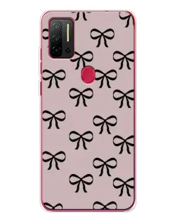 Чехол для Ulefone Note 11P с картинкой «Черные бантики»