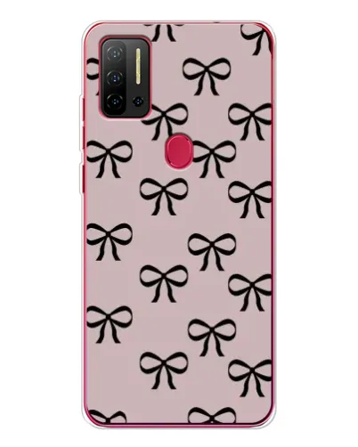 Чехол для Ulefone Note 11P с картинкой «Черные бантики»