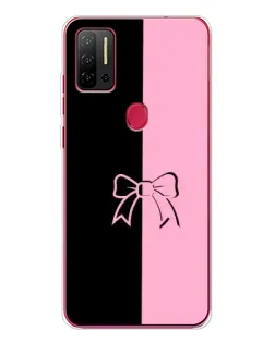 Чехол для Ulefone Note 11P с картинкой «Половинки банта»