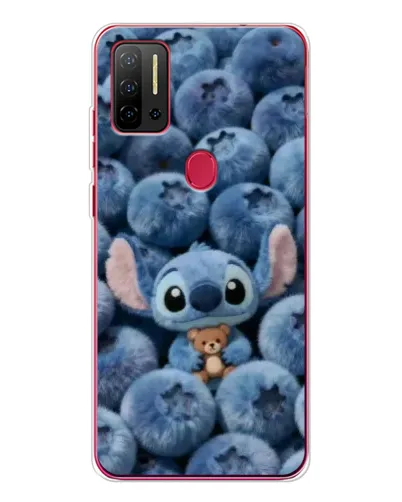 Чехол для Ulefone Note 11P с картинкой «Стич и голубика» Чехол для Ulefone Note 11P с картинкой «Стич и голубика»