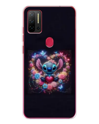 Чехол для Ulefone Note 11P с картинкой «Stitch в цветах» Чехол для Ulefone Note 11P с картинкой «Stitch в цветах»