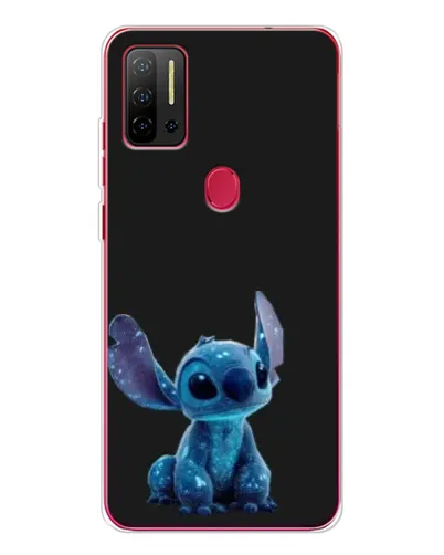 Чехол для Ulefone Note 11P с картинкой «Стич на черном»