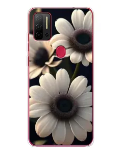 Чохол для Ulefone Note 11P з картинкою «Білі маргаритки макро»