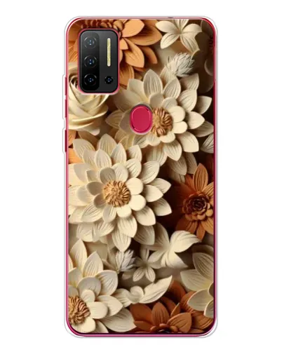 Чохол для Ulefone Note 11P з картинкою «Бежевий флористичний декор» Чохол для Ulefone Note 11P з картинкою «Бежевий флористичний декор»