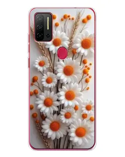 Чохол для Ulefone Note 11P з картинкою «Білі сухоцвіти»