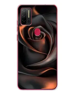Чохол для Ulefone Note 11P з картинкою «Шовкова чорна троянда»