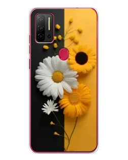Чохол для Ulefone Note 11P з картинкою «Соняшник та ромашка»