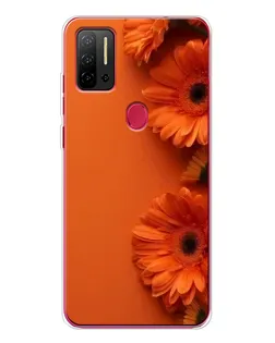 Чохол для Ulefone Note 11P з картинкою «Помаранчеві гербери»