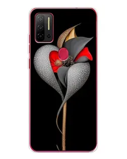 Чехол для Ulefone Note 11P с картинкой «Серебряный фантазийный цветок»