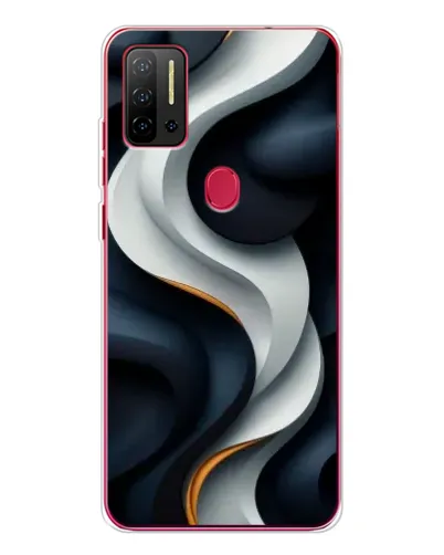 Чохол для Ulefone Note 11P з картинкою «Об'ємні чорно-білі стрічки» Чохол для Ulefone Note 11P з картинкою «Об'ємні чорно-білі стрічки»