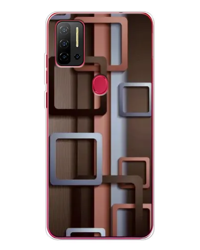 Чохол для Ulefone Note 11P з картинкою «Коричневі об'ємні квадрати» Чохол для Ulefone Note 11P з картинкою «Коричневі об'ємні квадрати»