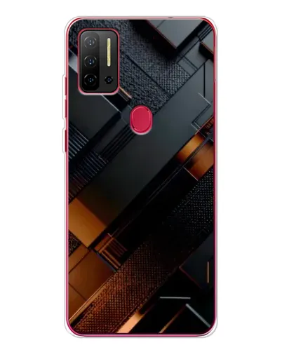 Чохол для Ulefone Note 11P з картинкою «Чорні геометричні блоки» Чохол для Ulefone Note 11P з картинкою «Чорні геометричні блоки»
