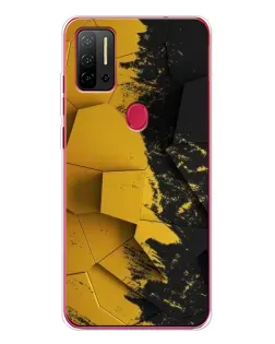 Чехол для Ulefone Note 11P с картинкой «Золотые осколки геометрии»