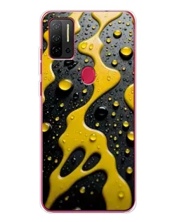 Чехол для Ulefone Note 11P с картинкой «Жидкое желтое золото»