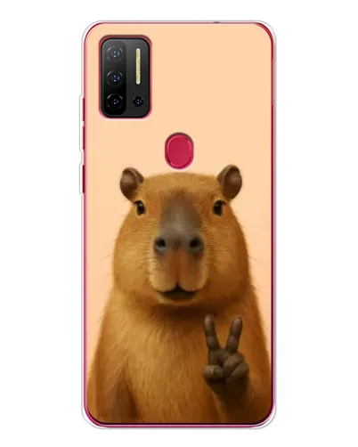 Чехол для Ulefone Note 11P с картинкой «Капибара виктория» Чехол для Ulefone Note 11P с картинкой «Капибара виктория»