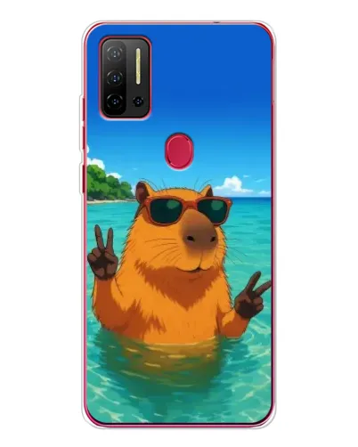 Чехол для Ulefone Note 11P с картинкой «Морская капибара» Чехол для Ulefone Note 11P с картинкой «Морская капибара»