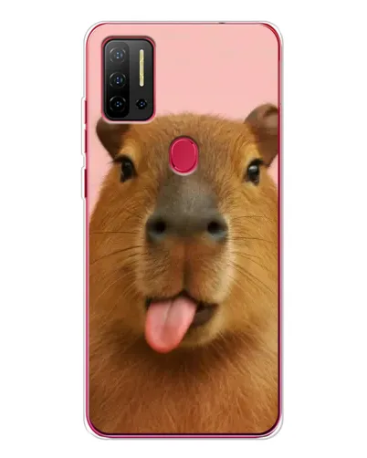 Чехол для Ulefone Note 11P с картинкой «Капибара с языком» Чехол для Ulefone Note 11P с картинкой «Капибара с языком»