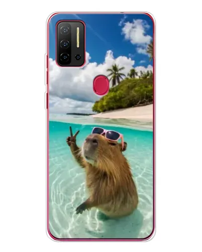 Чехол для Ulefone Note 11P с картинкой «Капибара на море» Чехол для Ulefone Note 11P с картинкой «Капибара на море»